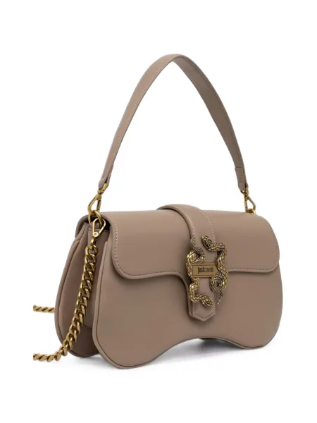 Geantă shopper Just Cavalli cu model piele de șarpe