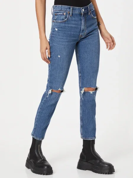 Abercrombie & Fitch Kavbojke moder denim