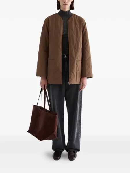 Matlasat geacă Jil Sander maro