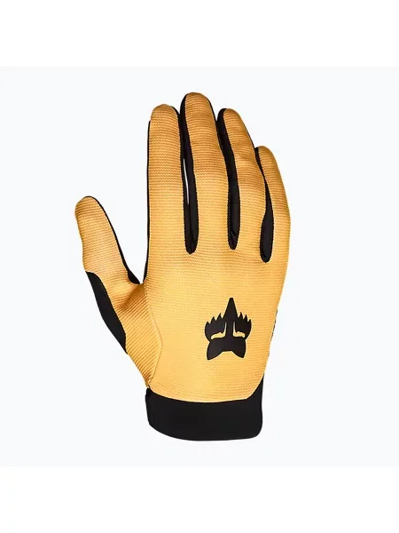 Cyklistické rukavice Fox Racing Ranger tangerine žluté