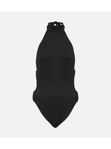 Strój kąpielowy Alexandra Miro z dekoltem halter czarny