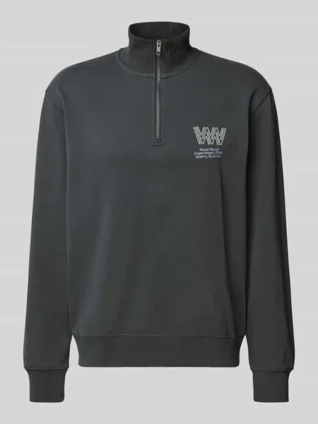 Bluza ze stójką i zamkiem błyskawicznym model ‘Jack’ Wood Wood