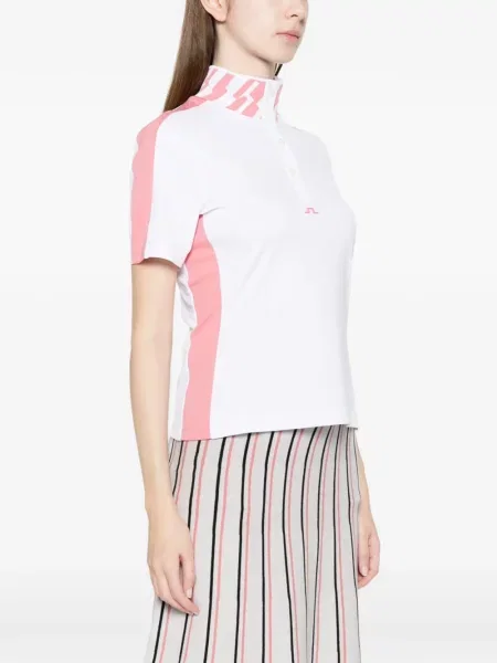 Tricou polo J.lindeberg scurt alb