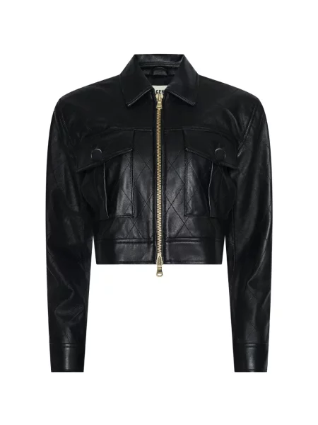 Geanta de piele L'agence negru