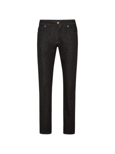 Pantaloni cu picior drept Billionaire negru