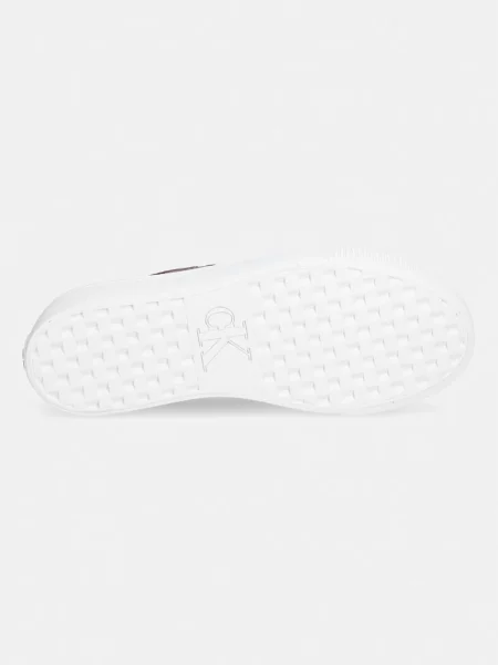 Calvin Klein VULC FLATF LACEUP STRIPED NYL női sportcipő barna