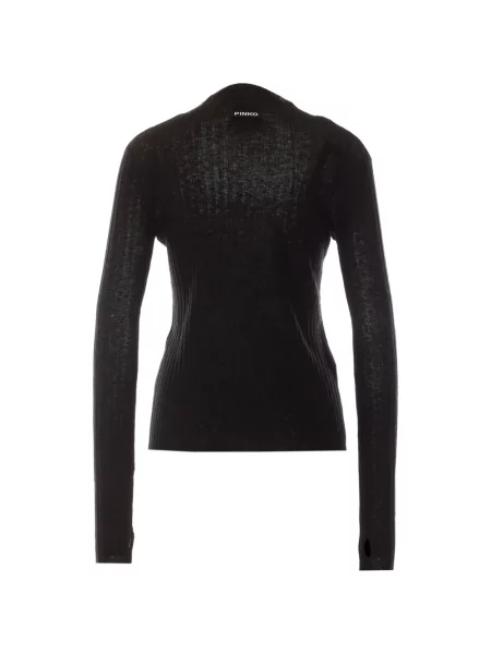 Pulover Pinko de lână negru