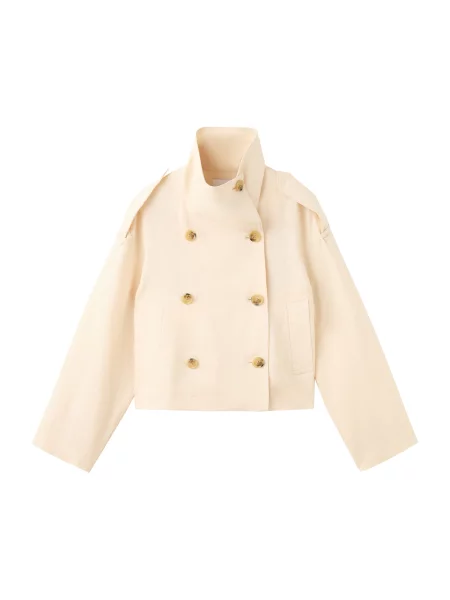 MANGO Prehoden plašč Cala kremna