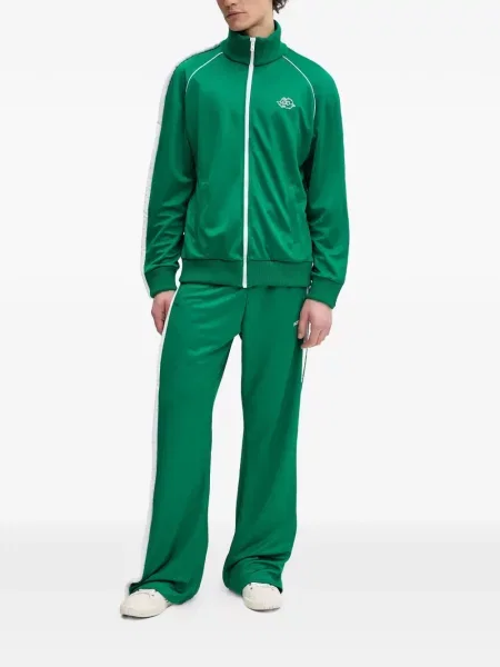 Pantaloni Fiorucci cu dungi verde