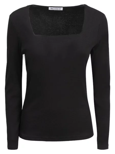 Influencer Tricou negru