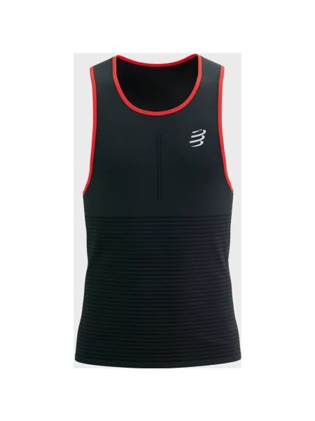Koszulka bez rękawów Compressport Pro Racing S czarna