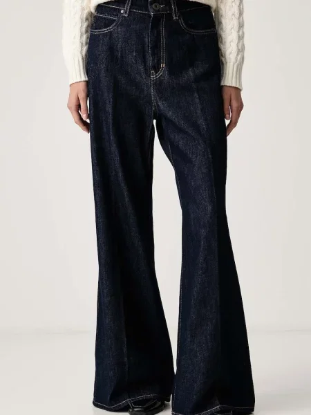 Weekend Max Mara blugi wide leg pentru femei WKDSPORT