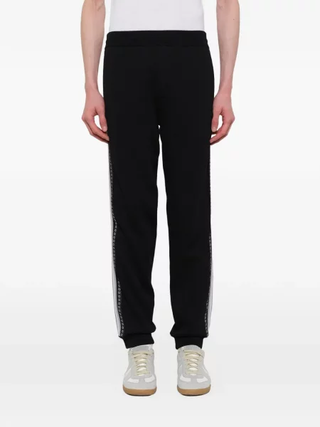 Pantaloni Kenzo alergare cu autograf negru