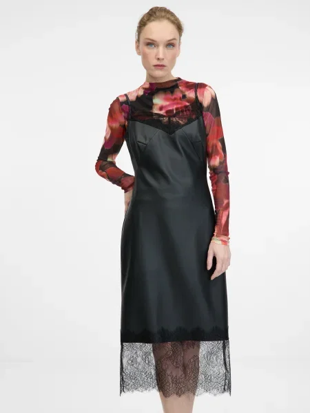 Rochie midi Orsay până la genunchi de costum negru