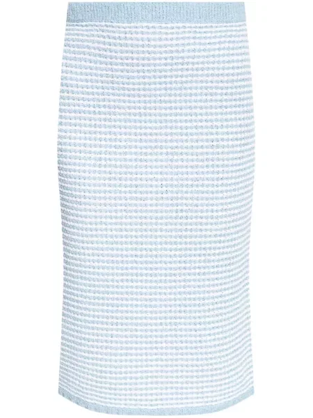 Fustă Tory Burch albastru