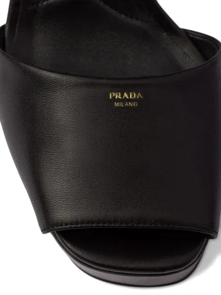 Sandale Prada cu platformă negru