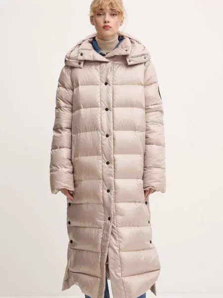 Péřová bunda MMC STUDIO PL zimní ICELAND béžová