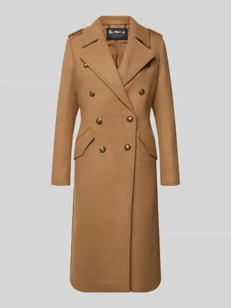 Płaszcz o kroju regular fit z mieszanki wełny model ‘COTTESMORE’ Barbour