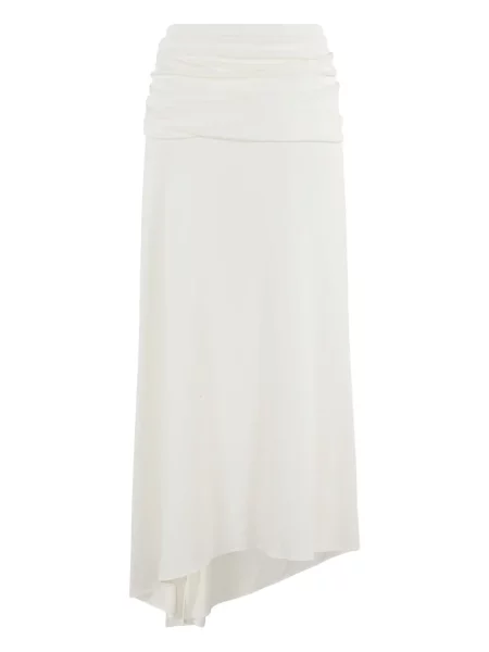 Spódnica midi The Andamane do kolan biała