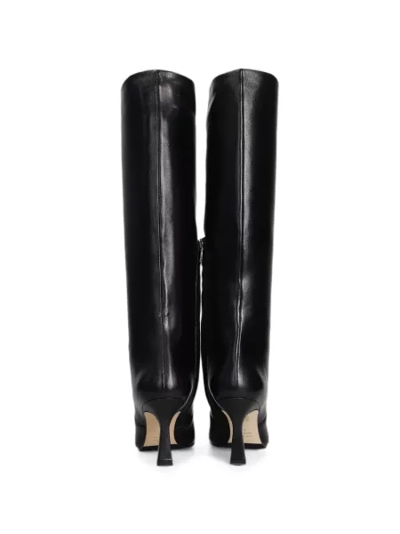 Botine The Seller din piele negru