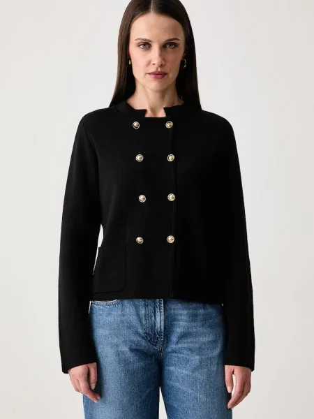 Luisa Spagnoli cardigan pentru femei din lână Meltina negru