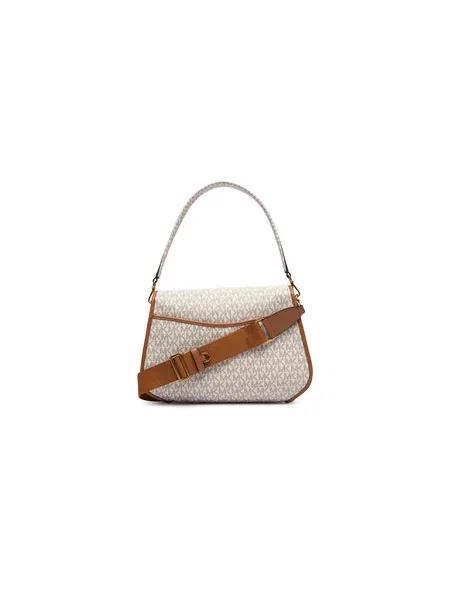 MICHAEL Michael Kors Rankinė kremo / karamelės / brokato smėlinė
