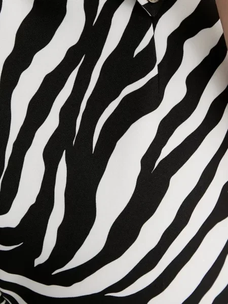 Spodnie Versace Jeans Couture z nadrukiem w zebrę czarne