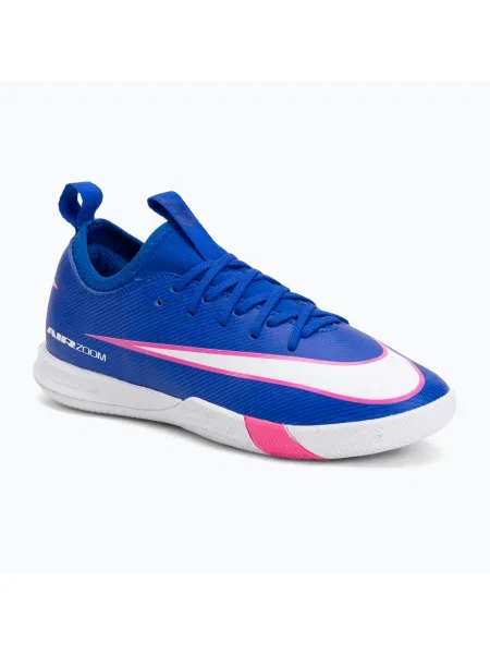 Încălțăminte de fotbal pentru copii Nike Mercurial Vapor 16 Academy IC racer blue/white alb