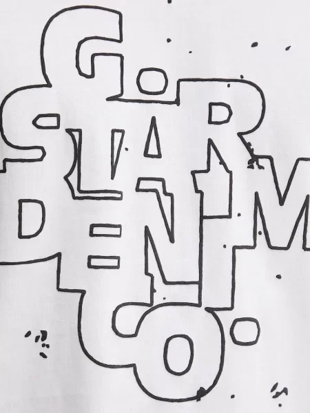 Футболка G-Star з принтом білий