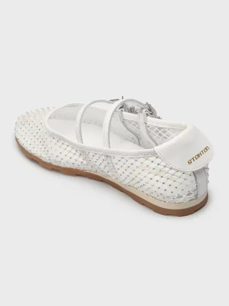 Балетки Stokton белые