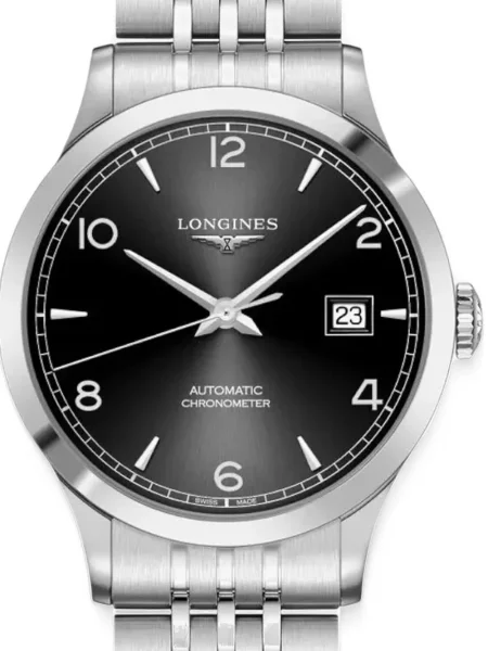 Часовник Longines черно