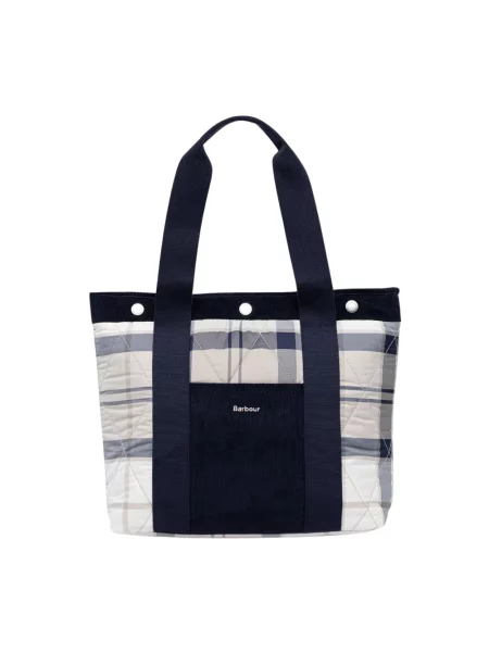 Barbour torebka tote Healy niebieska