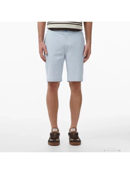 Lacoste Szorty Tapered Fit niebieskie