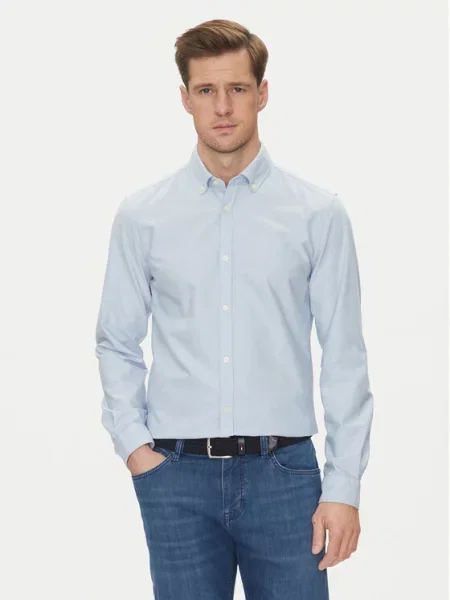 Joop! Jeans Košile Haven Regular Fit tmavě modrá