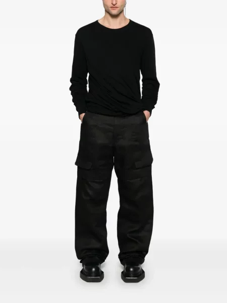 Pantaloni cargo Rick Owens negru