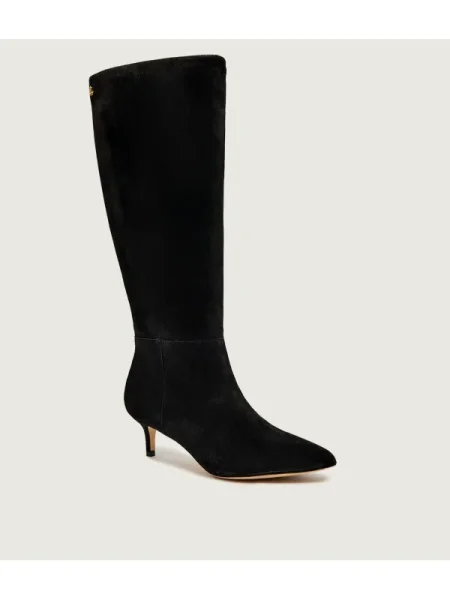 Cizme peste genunchi Lauren Ralph Lauren negru