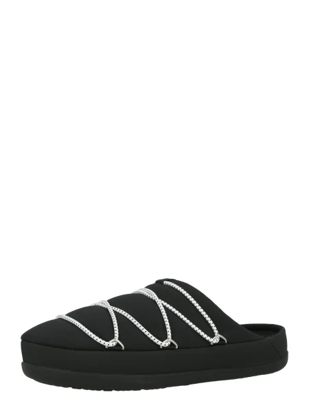 MOON BOOT Nizki natikači črna bela