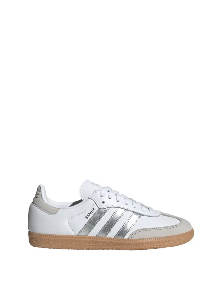 ADIDAS ORIGINALS Nízke tenisky Samba OG svetlosivá / strieborná biela
