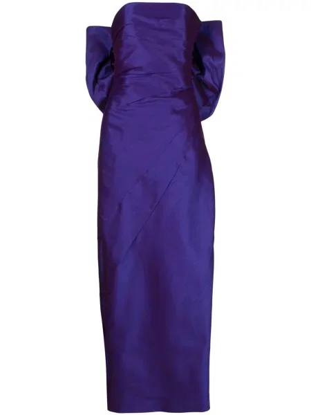 Sukienka Bambah z kokardką fioletowa