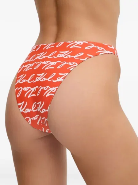 Bikini Karl Lagerfeld cu imagine portocaliu