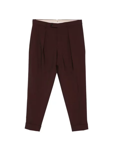 Pantaloni Berwich plisate violet