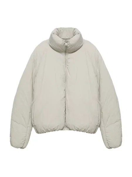 Pull&Bear Geacă de primăvară-toamnă alb