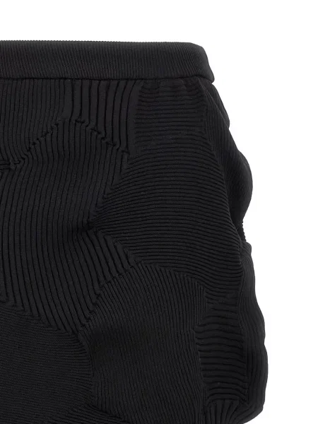 Fustă midi Issey Miyake negru