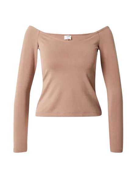 ABOUT YOU x Emili Sindlev Tricou Charlott taupe gri