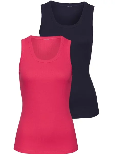 VIVANCE Top kobalt / roza modra