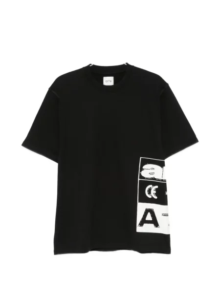 Tricou Arte Antwerp cu imagine negru