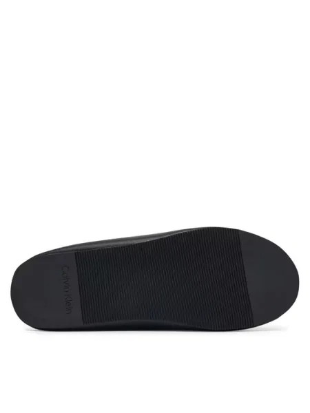 Calvin Klein Copati Home Slipper Mule Lth črna