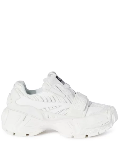 Sneakerși Off-white slip-on alb