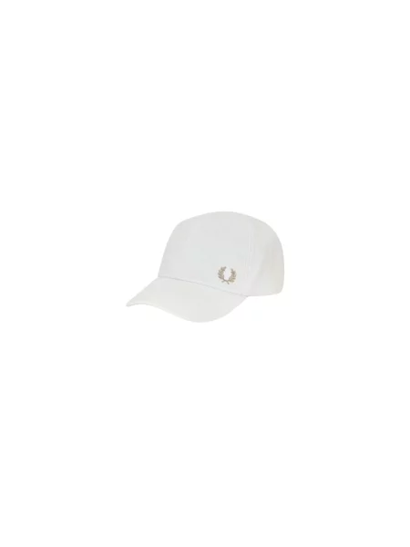 Czapka z daszkiem Fred Perry klasyczna biała