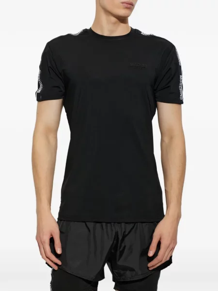 Tricou Moschino cu autograf negru